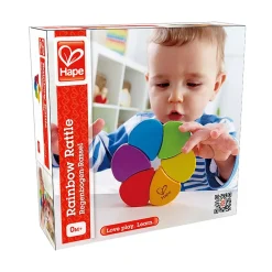 Hape Rainbow Rattle Asstorted Outlet