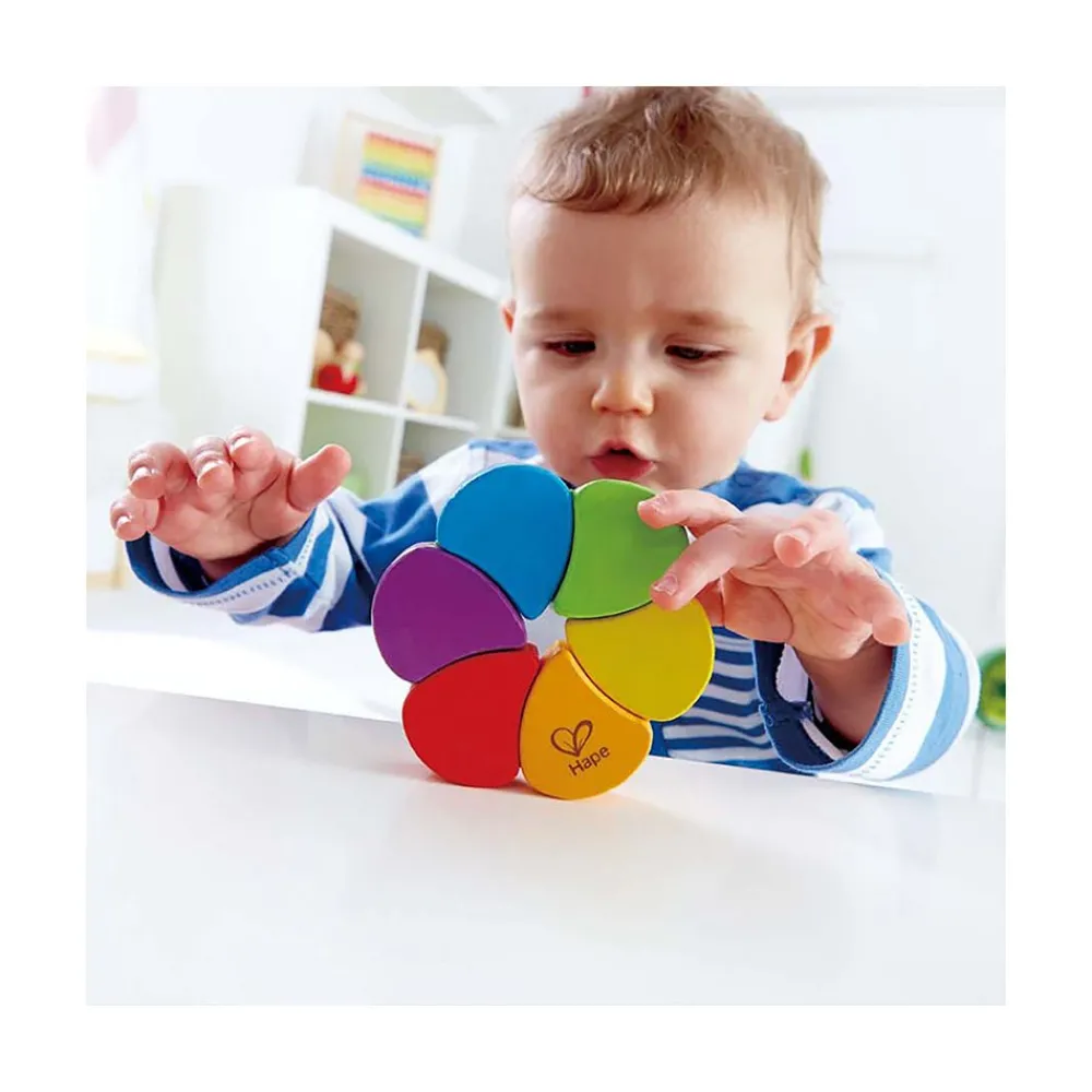Hape Rainbow Rattle Asstorted Outlet