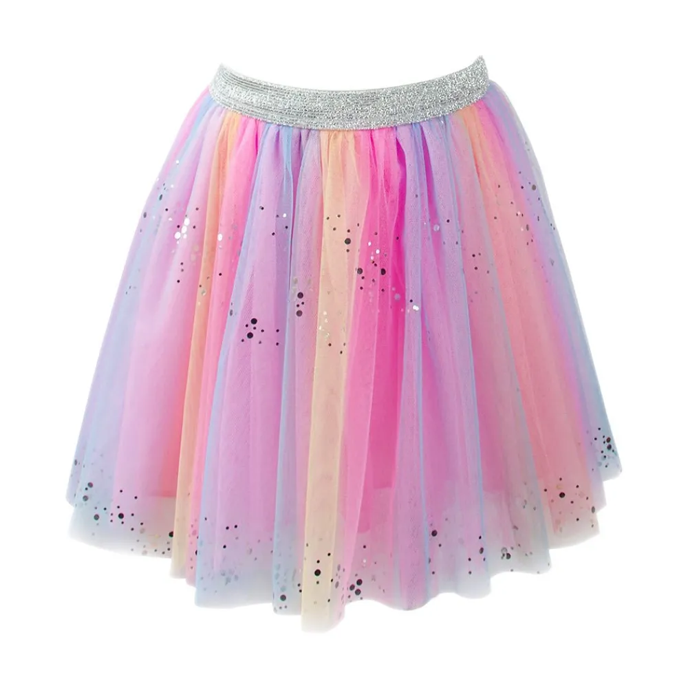 Creative Education Of Can. Rainbow Sequins Skirt with Wings & Wand Size 4-6 Outlet
