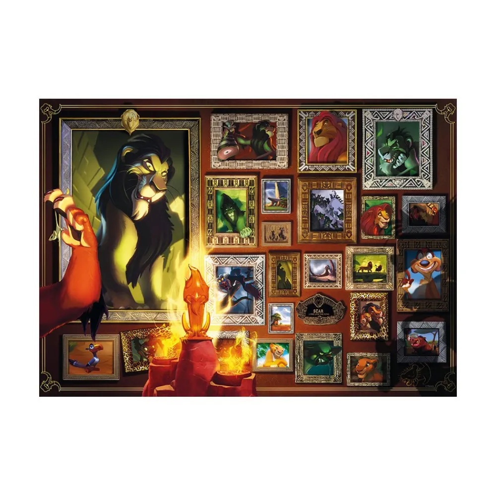 Ravensburger Disney Villainous Scar 1000pc Puzzle Clearance