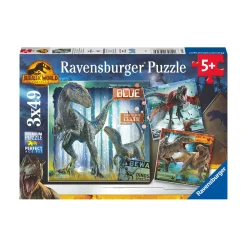 Ravensburger USA, Inc. Ravensburger Jurassic World: Dom. 3 x 49pc Puzzles New