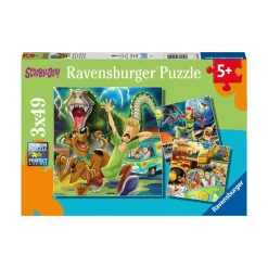 Ravensburger Scooby Doo 3 Night Fright 3 x 49pc Puzzles New