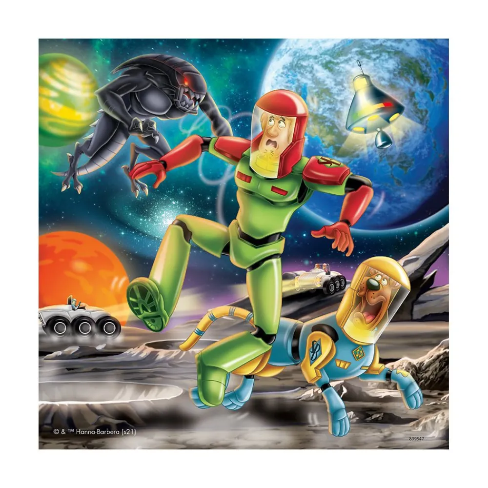 Ravensburger Scooby Doo 3 Night Fright 3 x 49pc Puzzles New