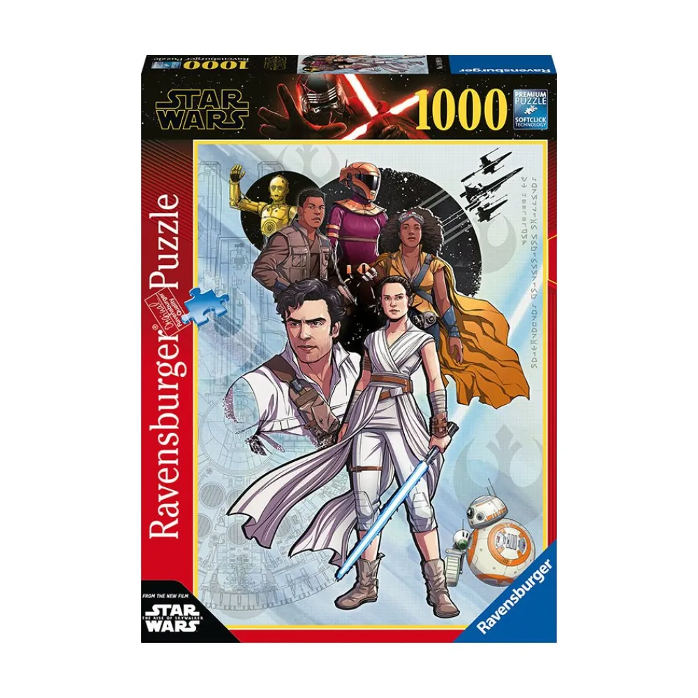Ravensburger Star Wars: The Rise of Skywalker Drawing 1000pc Puzzle Fashion