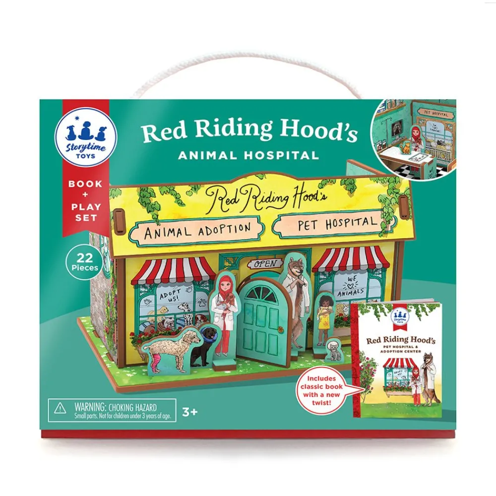 Storytime Toys Inc Red Ridinghood's Animal Hospital Book and Playset Fashion