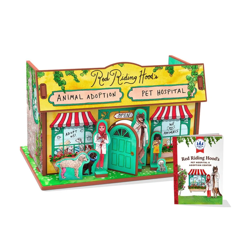 Storytime Toys Inc Red Ridinghood's Animal Hospital Book and Playset Fashion