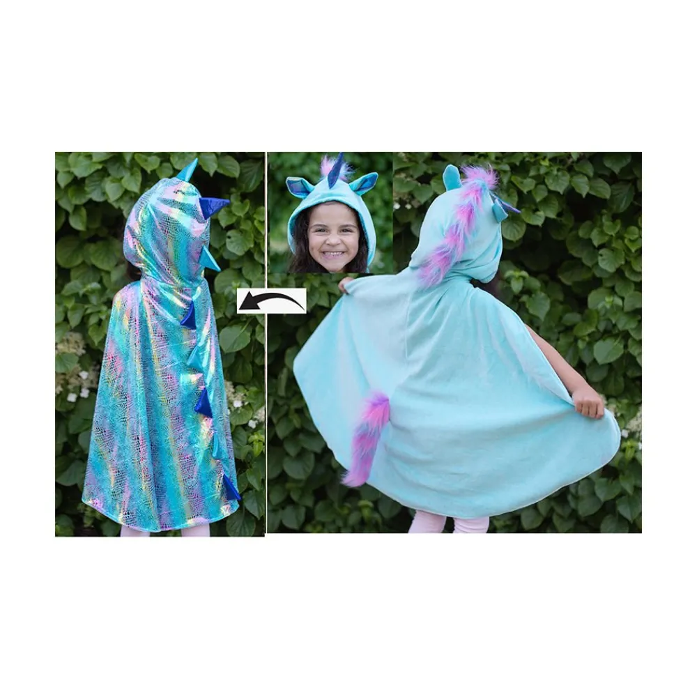 Creative Education Of Can. Reversible Unicorn Dragon Cape, Size 5-6 Fashion