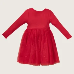 rise little earthling Rib Tutu Dress Red 9-12m Online