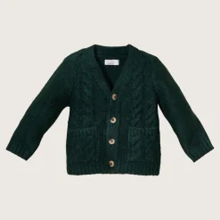 rise little earthling Cardigan Green Discount