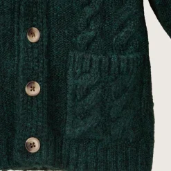 rise little earthling Cardigan Green Discount