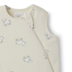 NY BRAND STUDIO INC Rise Little Earthling Cotton Quilted Sleep Bag Antique White Lamb Online
