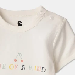 NY BRAND STUDIO INC Rise Little Earthling Crew Short Sleeve Graphic Bodysuit Outlet