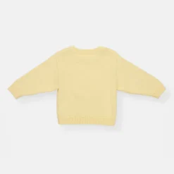 NY BRAND STUDIO INC Rise Little Earthling Jacquard Sweater Yellow Outlet