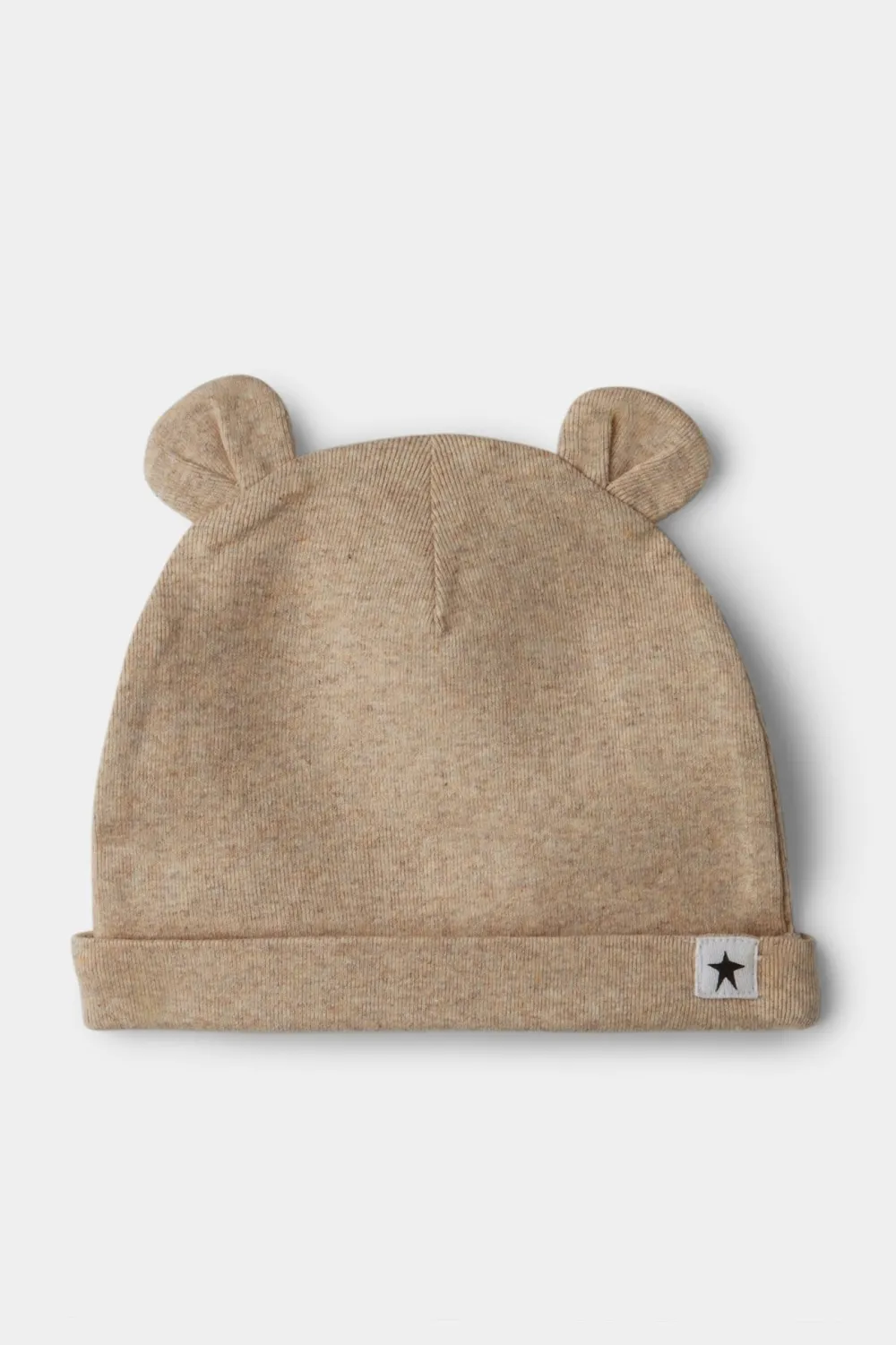 NY BRAND STUDIO INC Rise Little Earthling 2-pack Bear Ears Hat Buff Mushroom All-Over-Print/Oatmeal Best