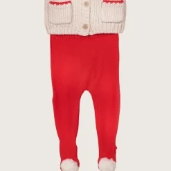rise little earthling 2-Piece Cardigan & Legging Set Red Discount