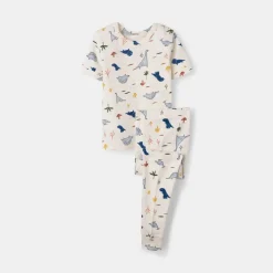 NY BRAND STUDIO INC Rise Little Earthling Short Sleeve 2-piece Sleep Set Outlet