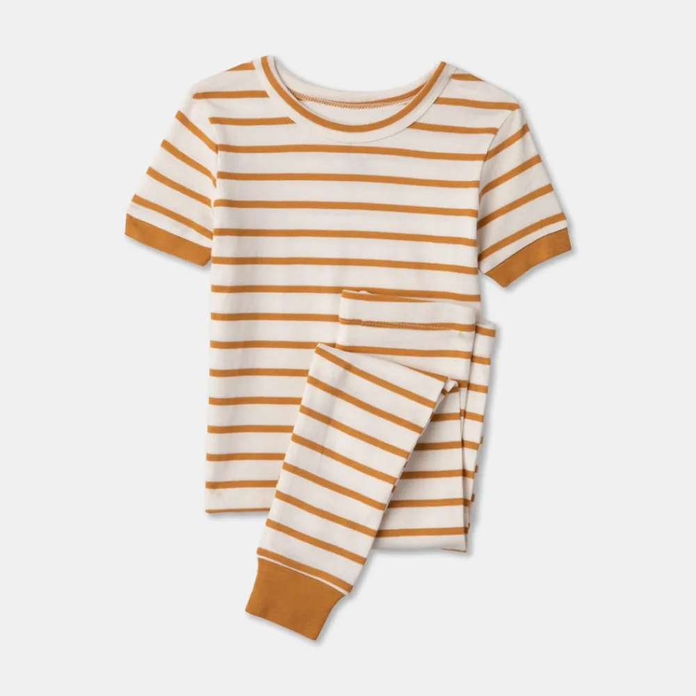 NY BRAND STUDIO INC Rise Little Earthling Short Sleeve 2-piece Sleep Set Outlet