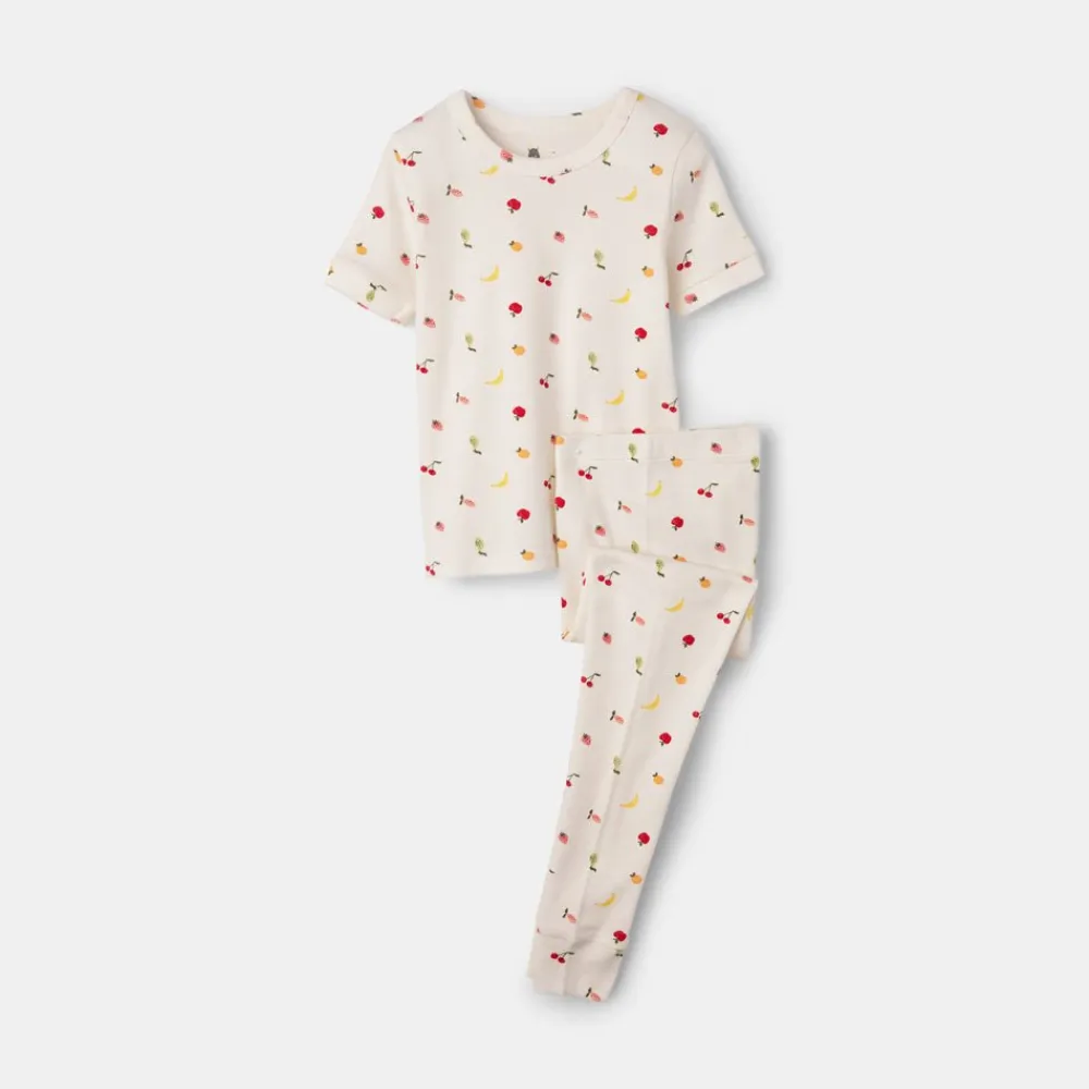 rise little earthling Short Sleeve Sleep Set Fashion