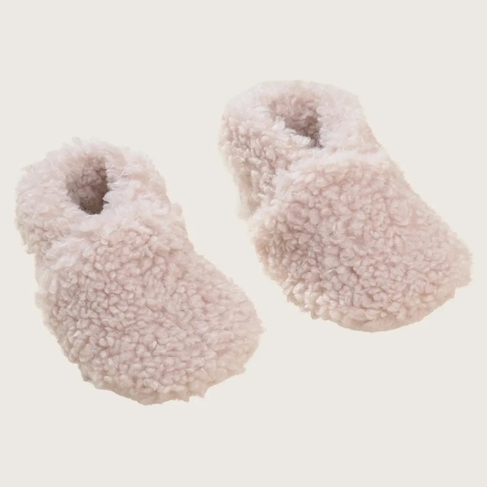 rise little earthling Sherpa Shoes 0-3m White Discount