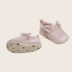 rise little earthling Slide Ons With Ears 0-3m Oatmeal Discount