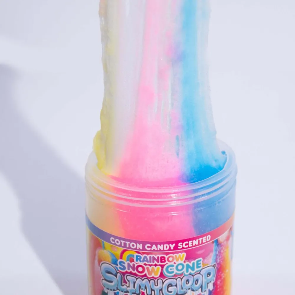 HORIZON GROUP USA Slimygloop Jar Rainbow Snow Cone Icy Slime Hot