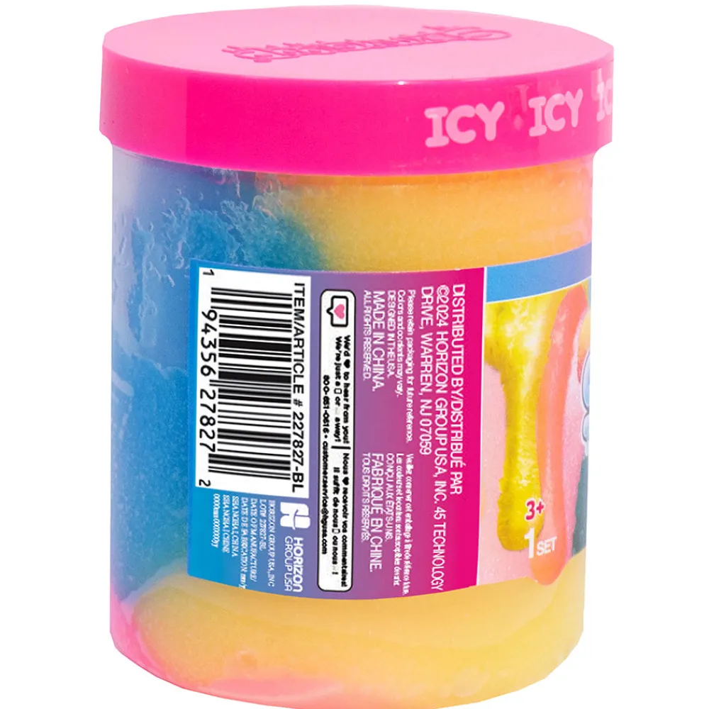 HORIZON GROUP USA Slimygloop Jar Rainbow Snow Cone Icy Slime Hot