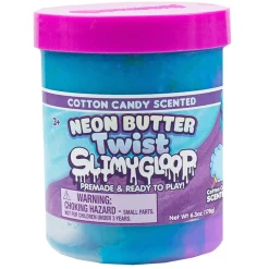 Slimygloop Neon Twist Purple/Blue Butter Slime Hot