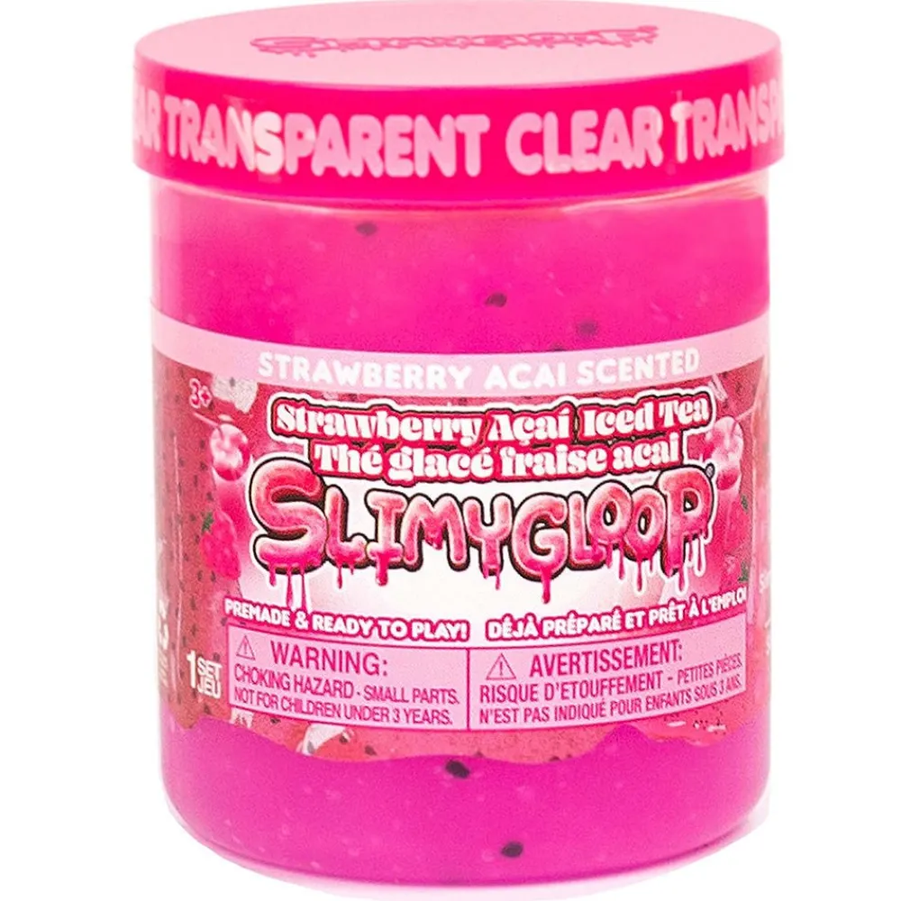 Slimygloop Slimygoop Strawberry Acai Iced Tea Clear Slime Online
