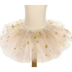 Great Pretenders Sparkle Star Tutu, White/Gold, Size 4-6 New