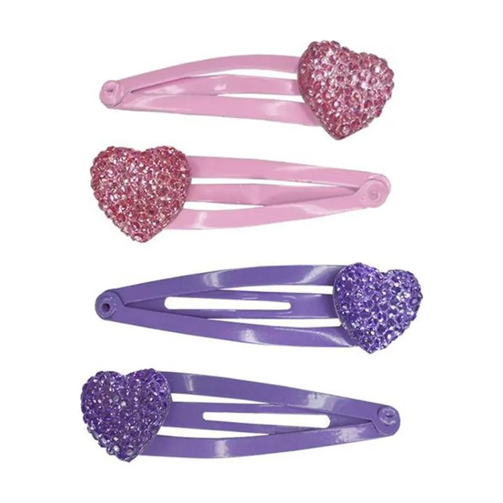Creative Education Of Can. Sparkly My Heart 88032 Hairclips 4pc Set Fashion