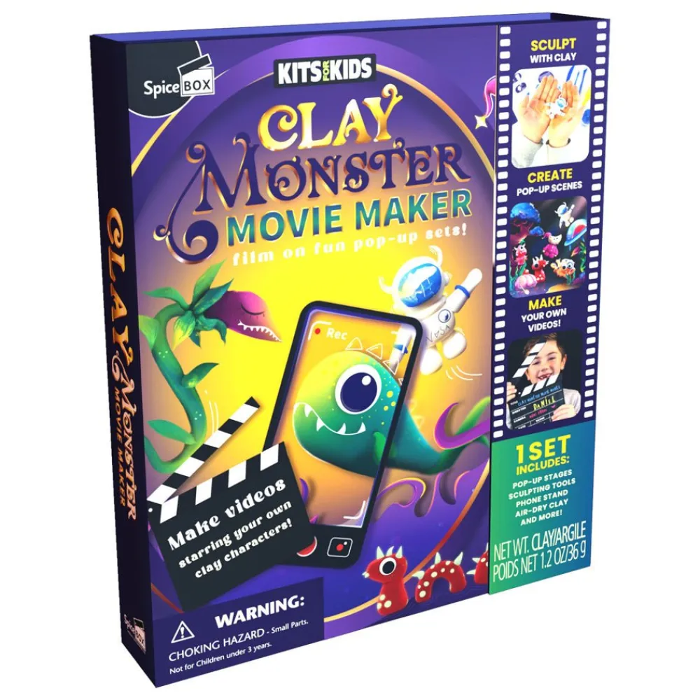 SpiceBox Spice Box Kits for Kids Clay Monster Movie Maker Outlet