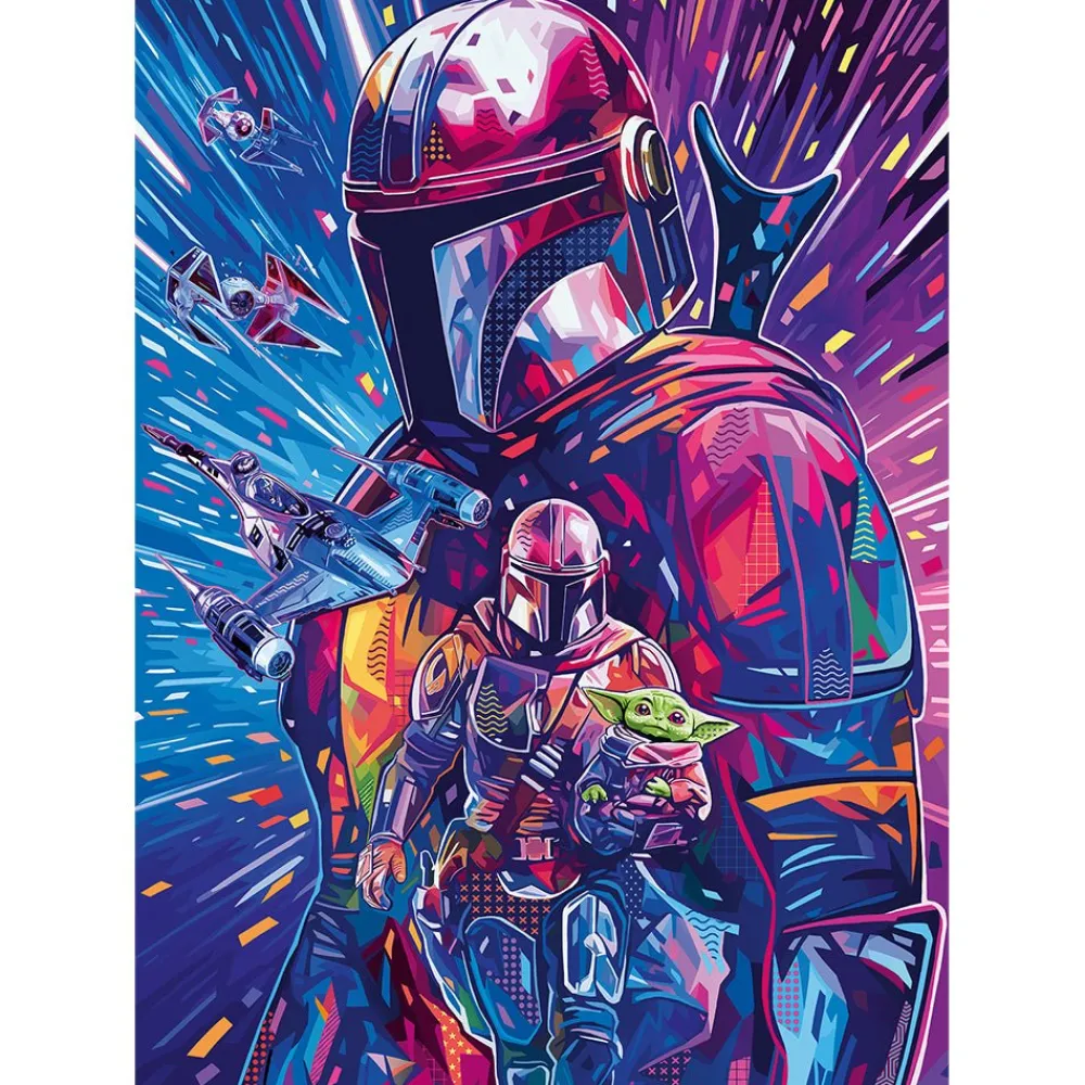 Ravensburger Star Wars The Mandalorian 500p Large Format Puzzle Hot