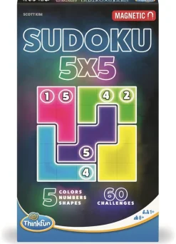 Thinkfun Sudoku 5x5 Mag Travel Puzzle New