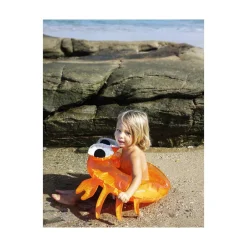Sunnylife Kiddy Pool Ring Sonny the Sea Creature Neon Orange Best