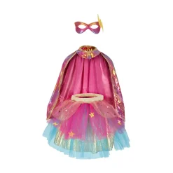 Creative Education Of Can. Super-Duper Tutu/Cape/Mask, Pink/Gold, Size 4-6 Fashion