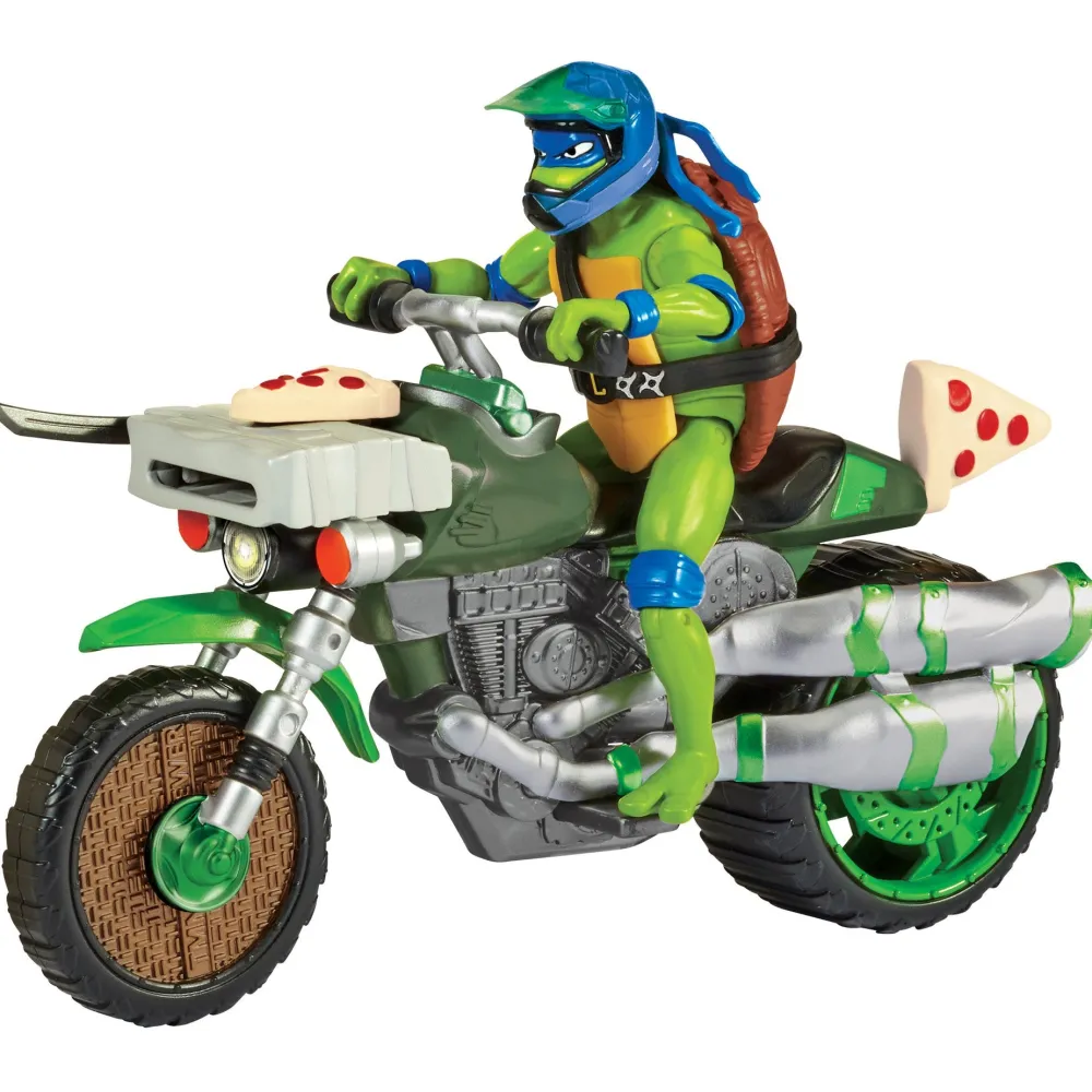 Imports Dragon Inc. Teenage Mutant Ninja Turtles Movie Vehicle - Drive N Kick Cycle with Figure Outlet