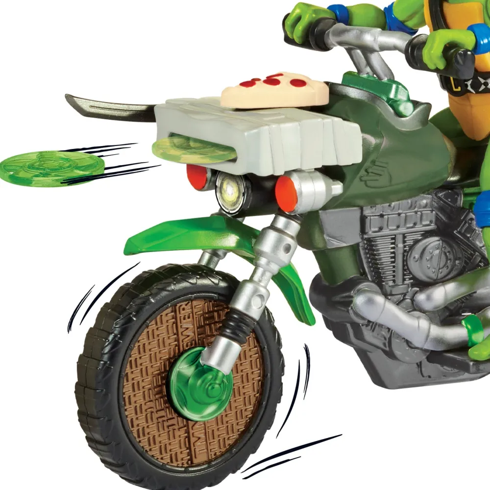 Imports Dragon Inc. Teenage Mutant Ninja Turtles Movie Vehicle - Drive N Kick Cycle with Figure Outlet