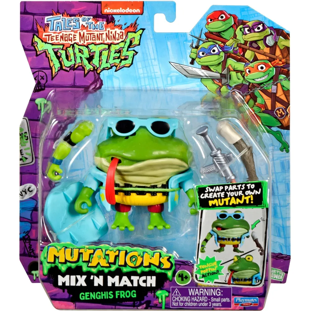 Imports Dragon Inc. Teenage Mutant Ninja Turtles Mix & Match Genghis Frog Figure (Eng) Clearance