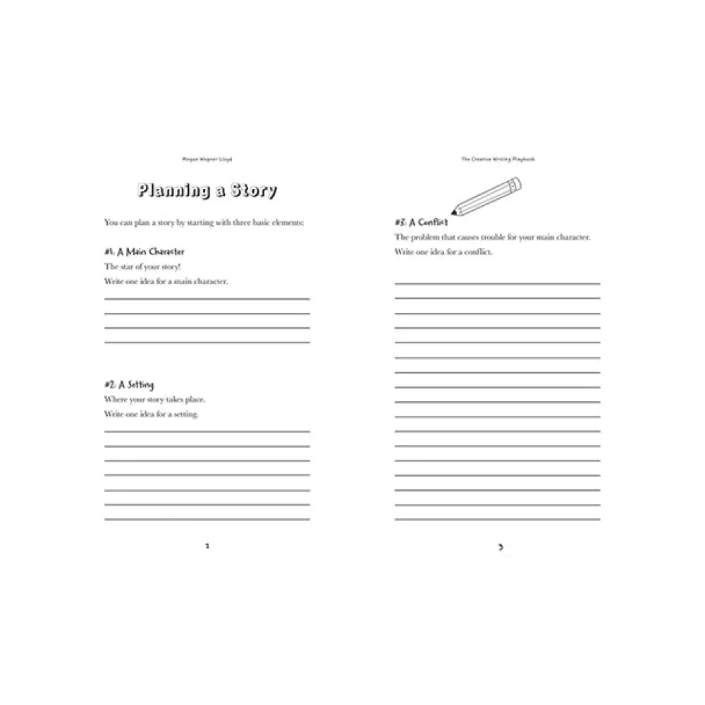 Simon & Schuster Canada The Creative Writing Playbook For Kids ONLY! Fashion