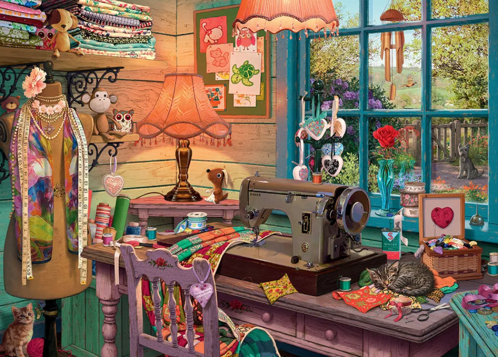 Ravensburger USA, Inc. The Sewing Shed 1000pc Puzzle Best