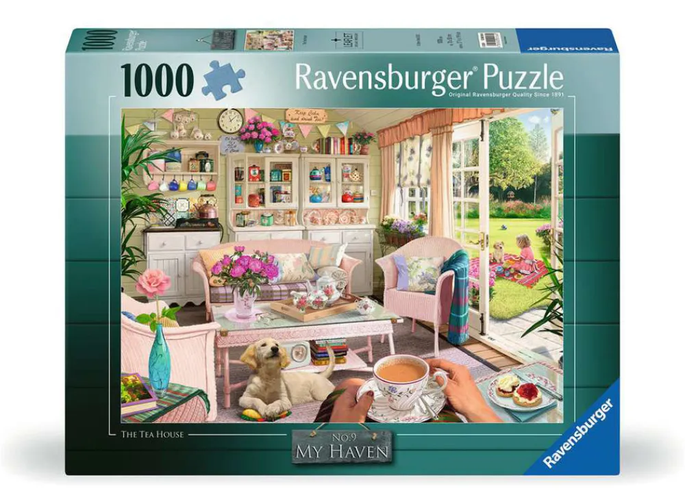 Ravensburger The Tea Shed 1000 Pc Puzzle Clearance