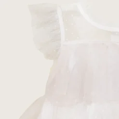 rise little earthling Tiered Dress 9-12m White Outlet