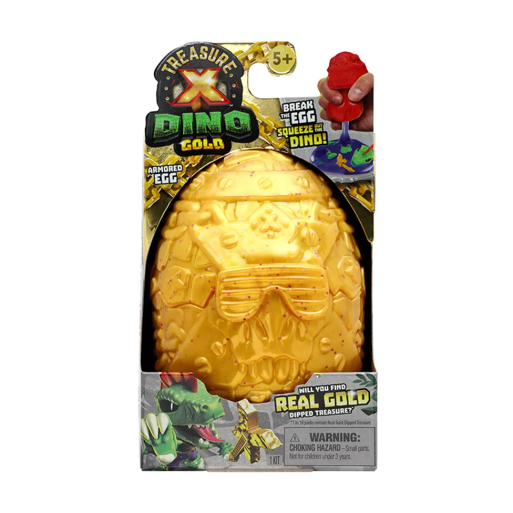 Treasure X Dino Gold S4 Armored Egg Pk Hot