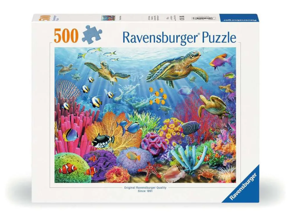 Ravensburger Tropical Waters 500 Pc Puzzle Hot