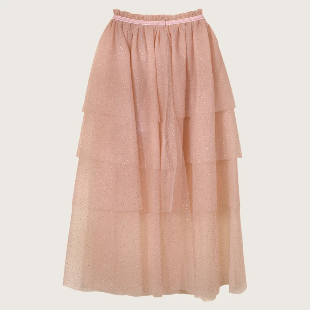 rise little earthling Tulle Cape Pink OS Clearance