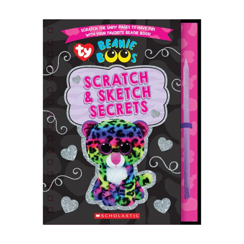 TY Beanie Boos: Scratch & Sketch Secrets Book Clearance