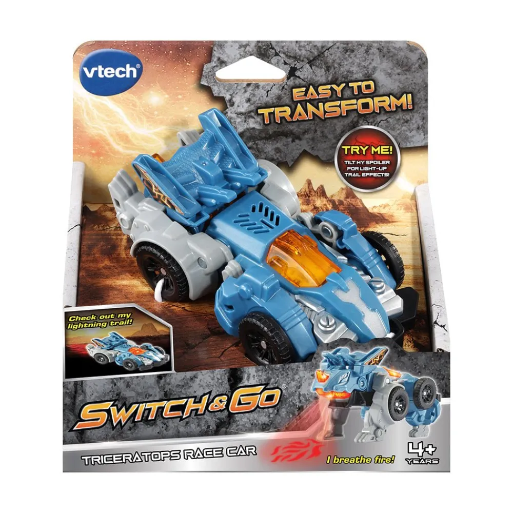 VTech Switch & Go Triceratops Race Car Clearance
