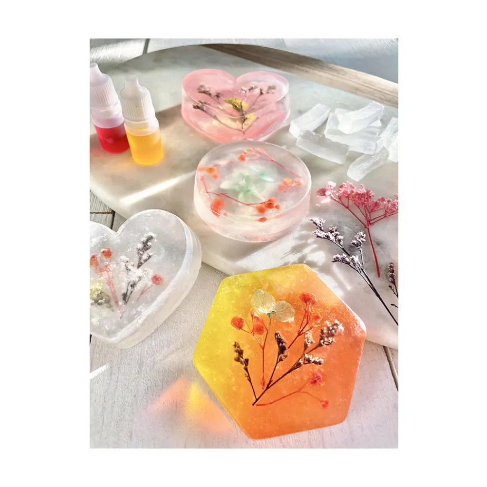 AR Bill Service (Bright Stripes LLC) Wish*Craft Flower Power DIY Soaps Hot