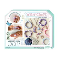 AR Bill Service (Bright Stripes LLC) Wish*Craft Marbled Moon Phase Jewellery Outlet