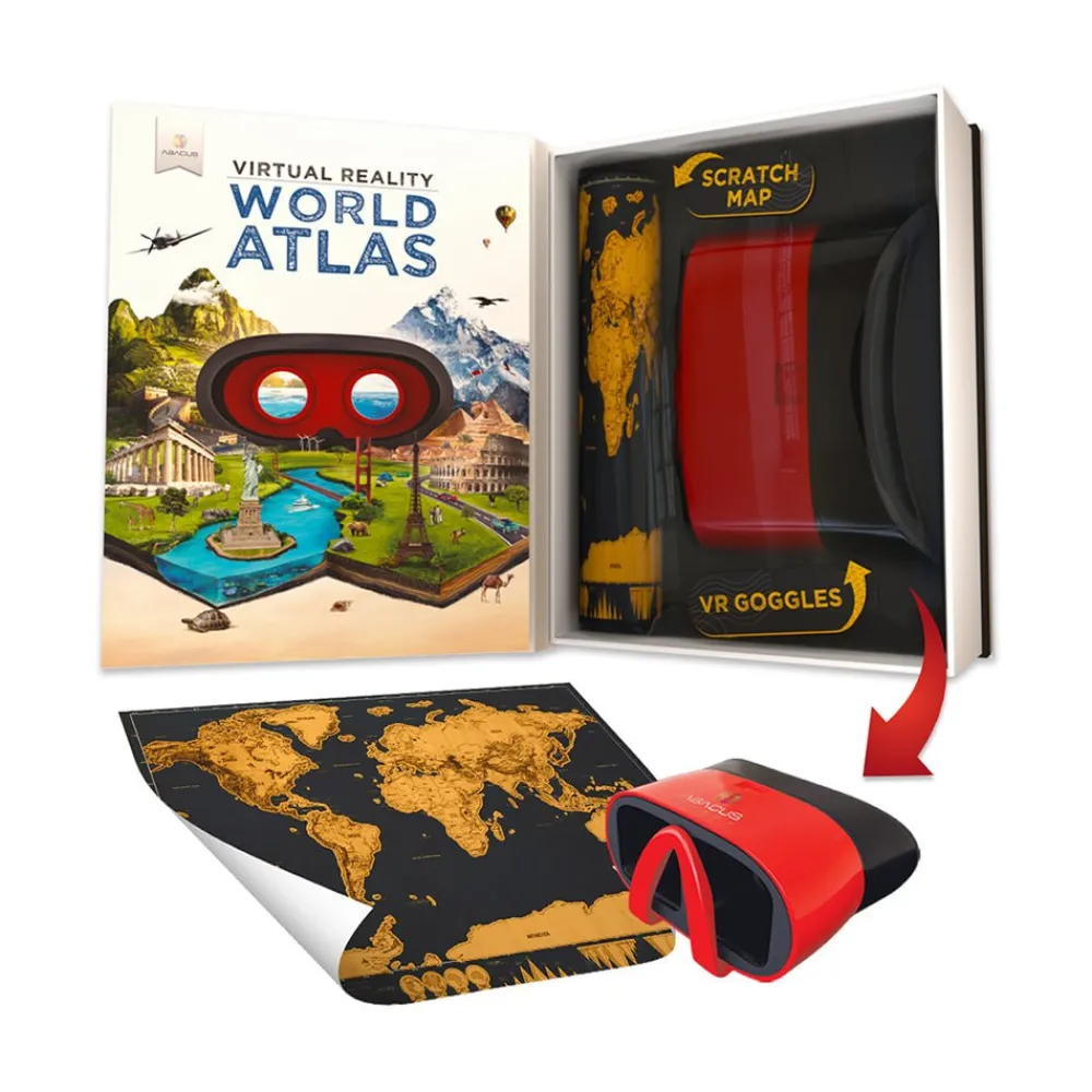 Abacus Brands, Inc. World Atlas! VR Discovery Gift Box with DK Book Discount